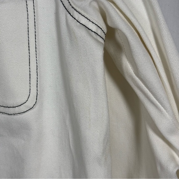 Diane's Essentials Womens Blazer Size M‎ White Button-Up Eyelet Embroidered NWT - Picture 14 of 16